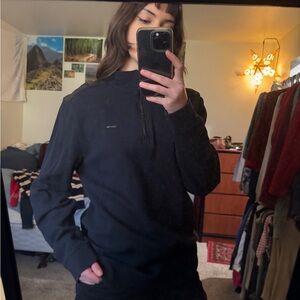 Calvin Klein Black Zip Pullover